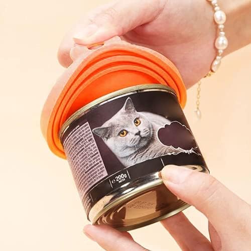 Pet Szilikon Képes lefedni Egyetemes állateledel Top BPA Mentes Lehet a Fedeleket a Macska kutyaeledel Konzerv Kék Ég Ügyes Design
