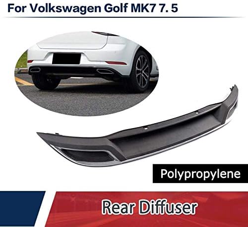 SHZSR PP Spoiler illik a Volkswagen VW Golf 7 MK7 /7.5 Hátsó Diffúzor Ajak 2017-2018