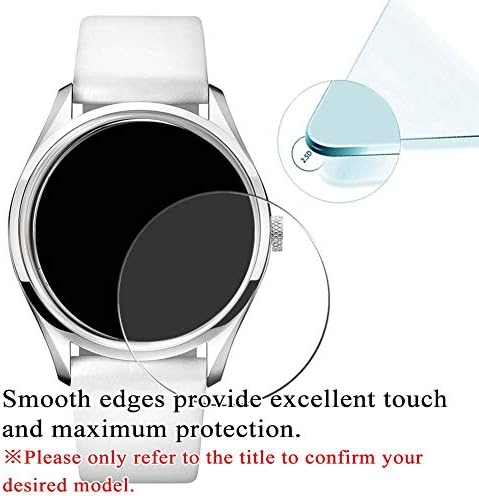 [3 Csomag] Synvy Edzett Üveg kijelző Védő fólia, Kompatibilis Edző 14502464/14502467 9H Film Smartwatch Intelligens Karóra Védelmezők