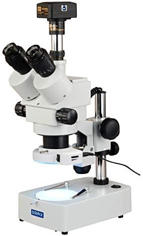 OMAX 3,5 X-90X USB3 18MP Digitális Trinocular Zoom Sztereó Mikroszkóp irodai Állvány 56-LED