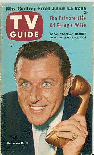 1953 TV Guide November 6 Warren Hull a Sztrájk is Gazdag - Illinois-i Kiadás Nagyon Jó (3 10) Nos által Használt Mickeys Söröző