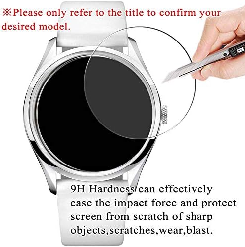 [3 Csomag] Synvy Edzett Üveg kijelző Védő fólia, Kompatibilis agnes b. BN4001X1 / BN4002X1 / BN4003X1 / BN4006X1 9H Film Smartwatch