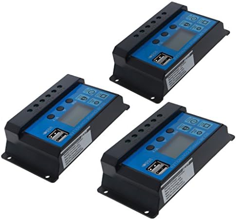 FUNCOCO Felelős Adatkezelő, PWM 10/20/30A Dual USB-Solar Panel Akkumulátor Szabályozó Felelős Adatkezelő, 12/24V-os LCD