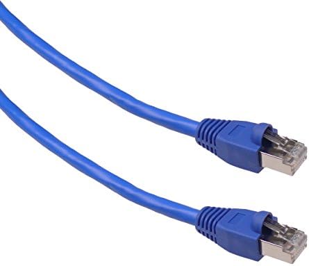 NTW 5' Cat6a Snagless Árnyékolt (STP) RJ45 Ethernet Hálózati Kábellel - Sárga