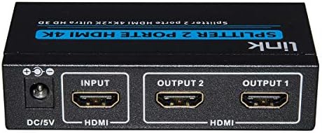 Link Splitter 2 Port HDMI Felbontás 4Kx2K 30 Hz 1.4