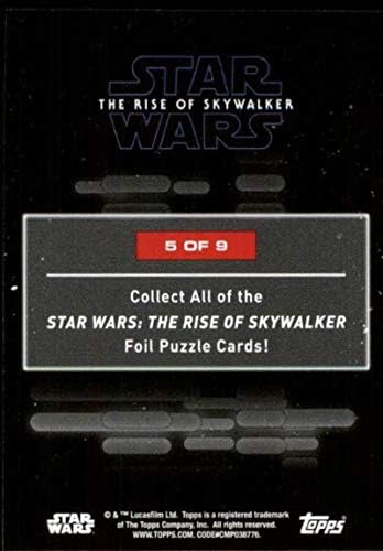 2020 Topps Star Wars A Rise of Skywalker Sorozat 2 Fólia Puzzle Kártya 5 Kylo Ren Trading Card