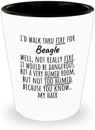 BEAGLE a Pohár Ajándék - mennék Keresztül Tűz a Beagle - Vicces, Születésnap vagy Évforduló Gag Ajándékok
