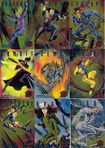 X-MEN 1995 ULTRA FLEER BALJÓS MEGFIGYELÉSEK TELJES HELYEZZE BE A KÁRTYÁT KÉSZLET 1-10 MARVEL